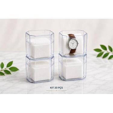 Imagem de Kit com 20 Peças de Acrílico Resistente e Durável para Organização Prá