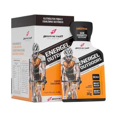 Imagem de Energel Outdoors Caixa com 10 Sachês (300g) - Sabor: Tangerina - Body 