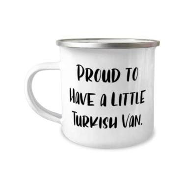 Imagem de Presente de gato turco, Proud to Have a Little Turkish Van, caneca reutilizável de 355 ml para amigos de amigos