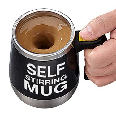 Imagem de Caneca de Agitação Auto-Mexendo Copo de Aço Inoxidável para Café,Chá,Chocolate Quente,Caneca de Leite