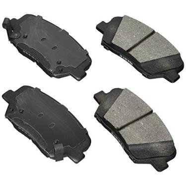 Imagem de BOSCH BE1687 Conjunto de pastilhas de freio a disco de cerâmica azul - compatível com Hyundai Santa Fe; Kia Rondo, Sorento; dianteiro