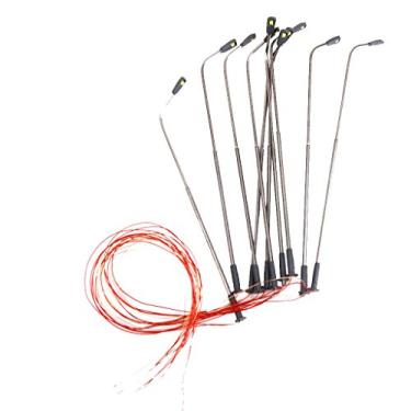 Imagem de Simhoa 10 Packs Mini LED Street Lights Single Head Train Post Model Layout Scenery