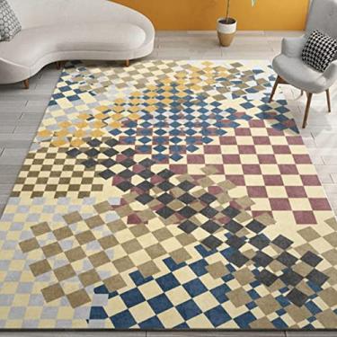 Imagem de Tapetes de área grande para decoração de interiores para meninos e meninas, quarto de crianças, tapete de chão antiderrapante de fibra de poliéster, tapete de ioga, sofá de veludo de cristal sem pelos para sala de estar