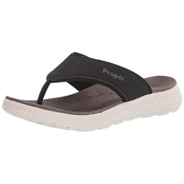 Imagem de Propét Chinelo feminino Travelactiv Ft, Preto 1, 7 Narrow