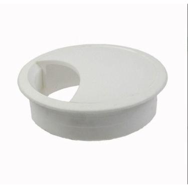 Imagem de Acabamento Passa Fio Branco 59mm Para Móveis 24 Peças