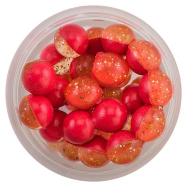 Imagem de Berkley Isca de pesca flutuante PowerBait Power Clear Eggs, ouro claro, vermelho, aroma e sabor irresistíveis, apresentação natural, ideal para truta, cabeça de aço, salmão e mais