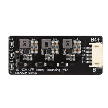 Imagem de Placa do balanceador de bateria de lítio da série 4, módulo equalizador de transferência de energia, placa do balanceador de bateria de lítio NCM/LFP da série 4, bateria ternária universal LiFePO4