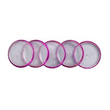 Imagem de Discos+Elástico 23mm Rosa Metálico Médio Caderno Inteligente