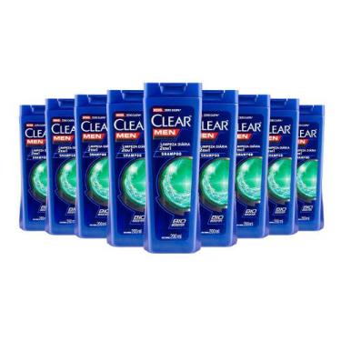 Imagem de Shampoo Clear Men Anticaspa 2 Em 1 Limpeza Diária Minerais Oceânicos B