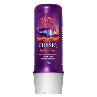 Imagem de Máscara Capilar De Tratamento Aussie 3 Minutos Bye Bye Frizz 236ml