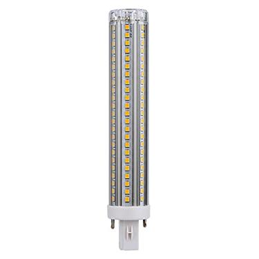 Imagem de Lâmpada de milho G24 18W 1800LM LED horizontal plugue de substituição lâmpada 36W PL (remova o reator bypass antes de usar) (branco natural)