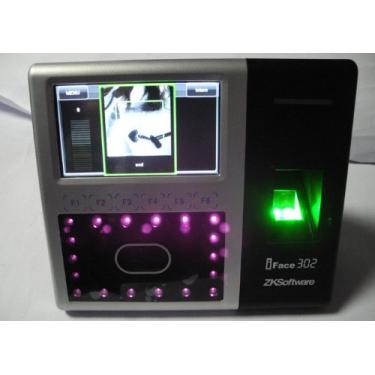 Imagem de Rosto multibiométrico, RFID ou senha de identificação de tempo de presença e terminal de controle de acesso Adote Zksoftware com câmera