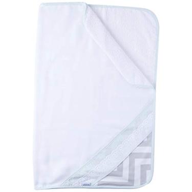 Imagem de Toalha Felpuda Revestida Lolli Mik Chevron Azul, Biramar Baby, Azul