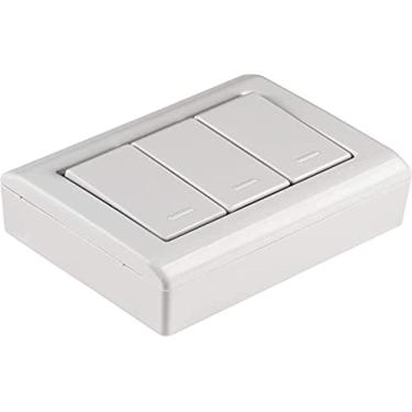Imagem de Caixa de Sobrepor com 3 Interruptores Simples 10 A 250 V Tramontina LizFlex Branca