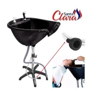 Imagem de Lavatório Portátil Preto Para Salão De Beleza E Cabeleireiro