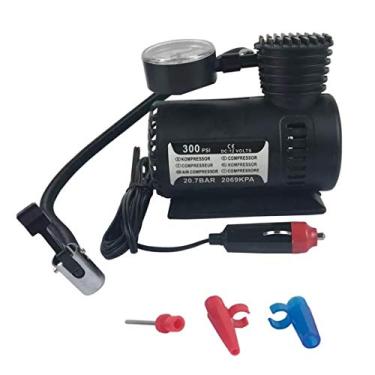 Imagem de Mini Compressor Ar Automotivo Portatil 12v Pneu Carro Moto Bola Balão