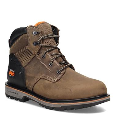 Imagem de Timberland PRO Bota de trabalho industrial masculina lastro 15 cm bico macio, Café turco, 14