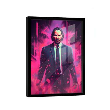 Imagem de Quadro John Wick Purple -- BR ARTES