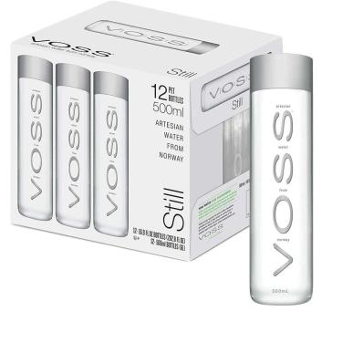 Imagem de Água Mineral Voss Sem Gás Pet 500Ml  12 Garrfas 
