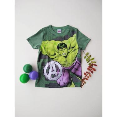 Imagem de Camiseta The Avengers Hulk/Capitão América Malwee-Masculino
