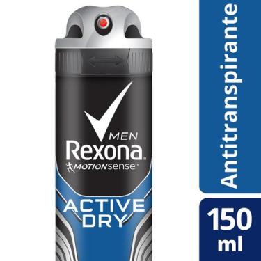 Imagem de Desodorante Rexona Aerosol Antitranspirante Active Masculino 150ml