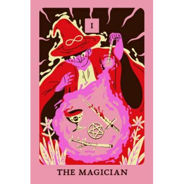 Imagem de Pocket Sized Notebook Tarot Card The Magician: Mini Tarot Themed Notebook, will fit in your pocket, easy to carry