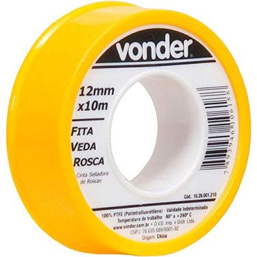 Imagem de Fita Veda Rosca 12 x 10 M, Vonder VDO2175