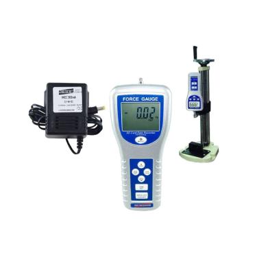 Imagem de Kit Dinamômetro Digital 0 A 20Kg Tração Compressão Peak Hold Dd-2000 Portátil Instrutherm Suporte Bancada Adaptador