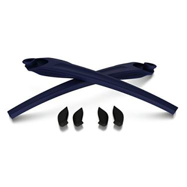 Imagem de Oakley Lentes de óculos de sol retangulares Flak 2.0 XL, Azul marinho, One Size