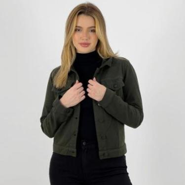 Imagem de Jaqueta Ouzzare Curta Jeans Feminina-Feminino