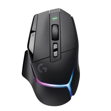 Imagem de Logitech G Mouse para jogos sem fio 502 X Plus - LightSPEED óptico, interruptores LIGHTFORCE, LIGHTSYNC RGB, sensor HERO 25K para PC/Mac - Preto