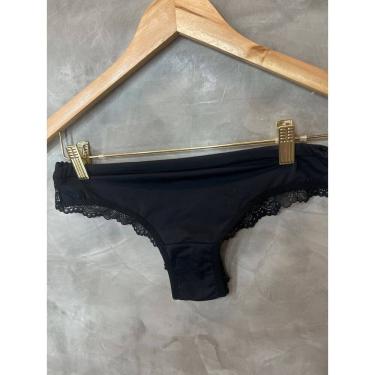 Imagem de Calcinha sensual em renda Fio cor Preta Plus Size