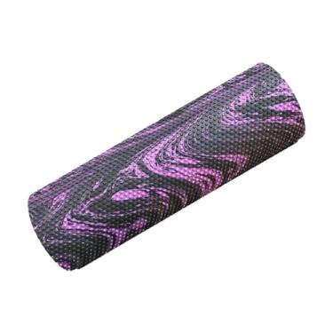 Imagem de UGPLM Rolo de espuma redondo para ioga, rolo de coluna para massagem muscular profunda, treinamento de equilíbrio, rolo de ioga, de ioga para costas, 45cmx15cm