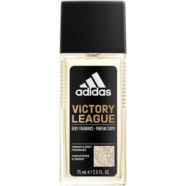 Imagem de adidas Fragrância corporal Victory League 74 ml (pacote com 1), notas de lavanda, menta e cardamomo, fragrância masculina, longa duração, fragrância esportiva, tamanho de viagem