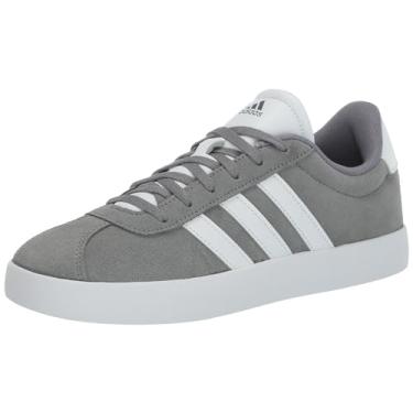 Imagem de adidas Tênis infantil unissex Vl Court 3.0, Cinza/branco/cinza, 1.5 Little Kid