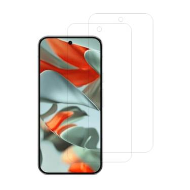 Imagem de UPONEW Pacote com 2 protetores de tela de vidro temperado transparente HD sem bolhas para Google Pixel 9 Pro XL 2024