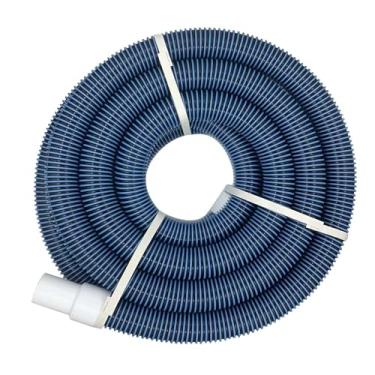 Imagem de Mangueira de vácuo para piscina, mangueira de vácuo de piscina resistente de 3,8 cm com manguito giratório de 3,8 cm para piscinas acima do solo e enterradas acima do solo, mangueira manual para uso
