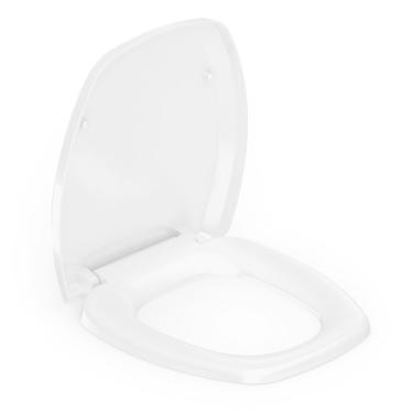 Imagem de Kit 3 Assentos Sanitário com Softclose Thema Plus Incepa Branco Brilhante