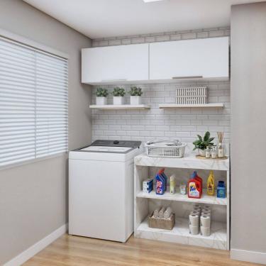 Imagem de Lavanderia Modulada 2 Amários Tex 107 Branco