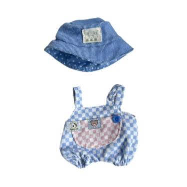 Imagem de Luwecf Adorável Roupa de Boneca de Pato para Brinquedo de Pelúcia de 15 Cm, Azul