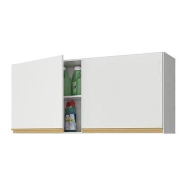 Imagem de Armário Lavanderia Multiuso 2 Portas Multimóveis MP5017 Branco