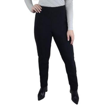 Imagem de Calça Feminina Facinelli Montaria Plus Size Preta - 248071, Preto, G3