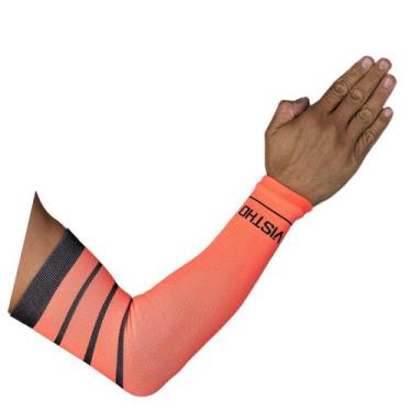 Imagem de Manguito Listrado sem costura VISTHO, G/Gg, Laranja fluor