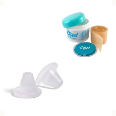 Imagem de Kit Fita Cicatrizante 30x3cm Autocolante + Órtese Conformador Umbigo A