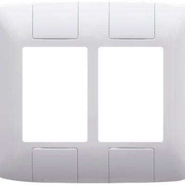 Imagem de Placa p/ 6 modulos 4x4 - tramontina aria branco - 57203/031