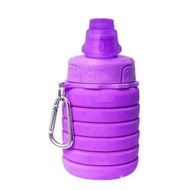 Imagem de Garrafa Retrátil Dobrável Squeeze Reutilizável 500 Ml Sport - BM36, Li