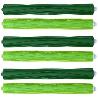 Imagem de Chrostion Kit de peças de reposição compatível com aspirador de pó iRobot Roomba s9 (9150) s9+ s9 Plus (9550) s Series, 3 conjuntos de escovas de borracha multisuperfícies