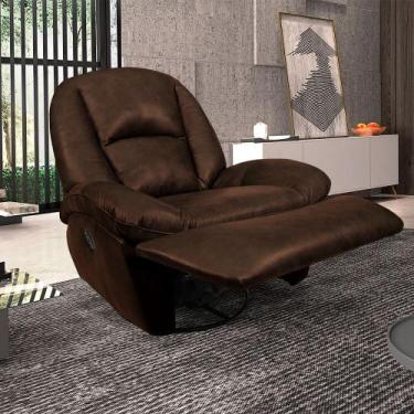 Imagem de Poltrona do Papai Sala de Cinema Carrie Reclinável Retrátil Manual Gli