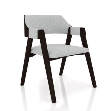 Imagem de Cadeira Sala de Jantar e Jogos Carteados Madeira Maciça Poker Linho Ci