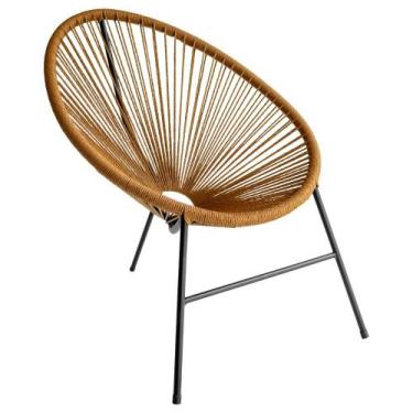 Imagem de Cadeira para Área Externa Acapulco em Aço Carbono e Cordão de Fibra Si